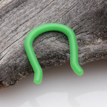 Detail View 1 of Bio-Flexible Soft Touch Septum Pincher-Green